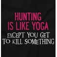 thumbnail image 2 of Funny Sarcastic Hunting Hunters Joke Womens Slim Fit Graphic Tee Brisco Brands M, 2 of 5