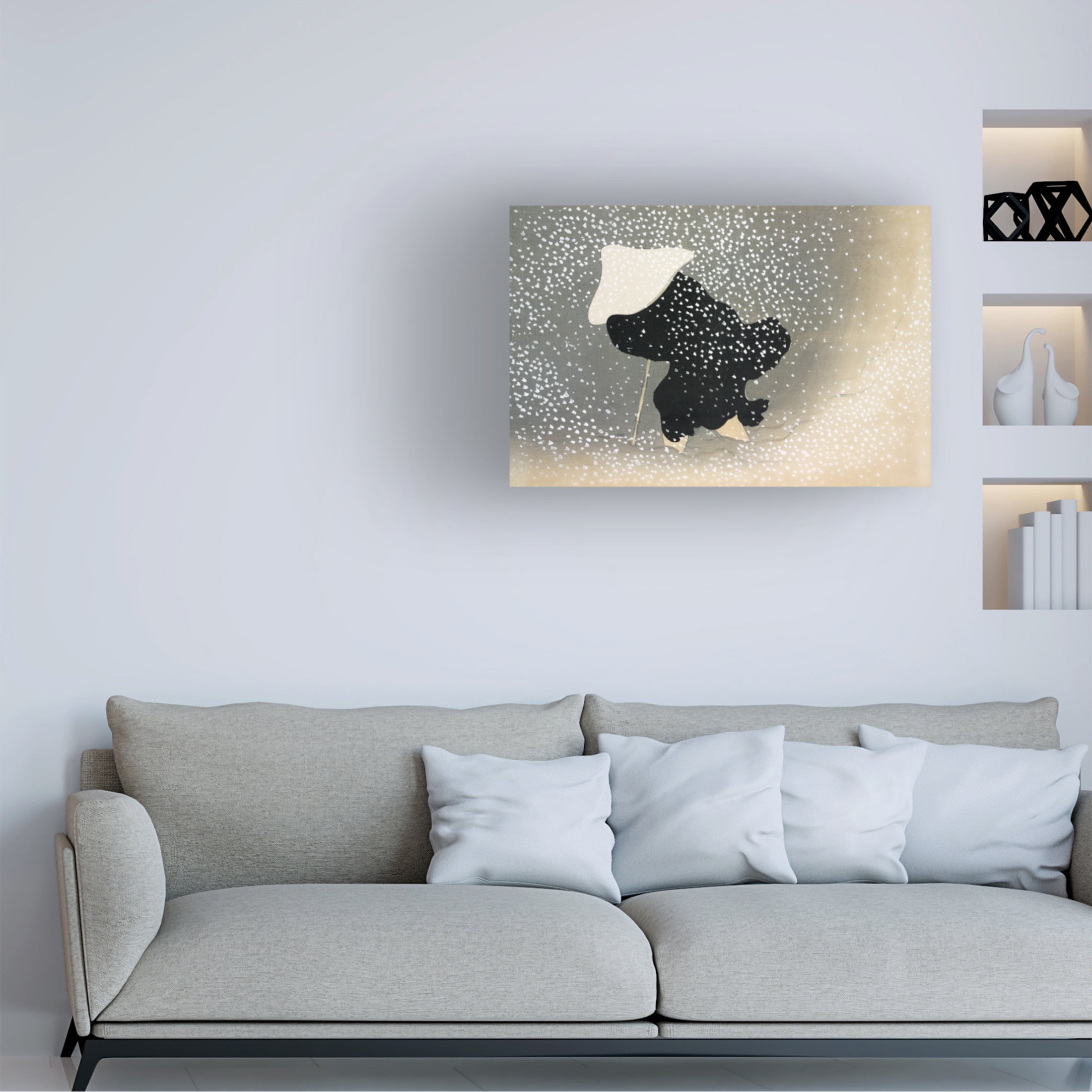 Trademark Fine Art Pictufy Snow from Momoyogusa Canvas Wall Art