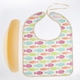thumbnail image 2 of Milaget Reusable Washable Waterproof Adult Bib Clothing Eating Mealtime Protector S S, 2 of 5