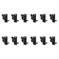 thumbnail image 2 of 12 clips de cuerda para exteriores, soportes para cables exteriores, fácil instalación, abrazaderas de línea, ganchos para colgar luces de hadas para negro, 2 of 9