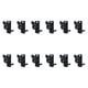 thumbnail image 2 of 12 clips de cuerda para exteriores, soportes para cables exteriores, fácil instalación, abrazaderas de línea, ganchos para colgar luces de hadas para negro, 2 of 9