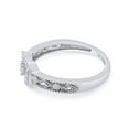 thumbnail image 2 of 1/20 CT Round Cut Natural White Diamond Accent Heart Promise Ring For Women In 10K Solid White Gold (Color: I-J, Clarity: I2-I3, 0.05 Cttw) -7, 2 of 6