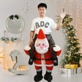 thumbnail image 3 of Funny Santa Costume Father Christmas Inflatable Show Party Cosplay Props for Adults and Kids, 3 of 7