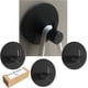 thumbnail image 1 of Ganchos adhesivos - Toallero - Toallero de baño - Toallero de inodoro - Toallero adhesivo - Toallero de cocina - Adhesivo de pared - Accesorio no perforable (negro), 1 of 1