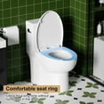 thumbnail image 5 of One Piece Elongated Toilet with Siphonic Side Press Single Flush,Soft Closing Seat,1.28 GPF,White, 5 of 8
