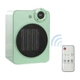 thumbnail image 1 of Mistaha 2000W Touch Screen Heater Fan with Remote Control - Green Color, Adjustable 3 Gears, Timer, Oscillation, Cold & Warm Air, 110V-220V, 1 of 7