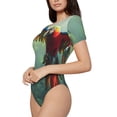 thumbnail image 3 of Picia Flying Parrots In Jungle Womens One Piece Swimsuits Modest Tummy Control Bathing Suits Lace Up Slimming Swim Suit-XX-Large, 3 of 9