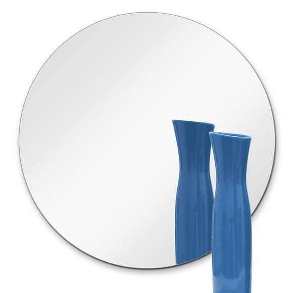 Pack Miroir Glass Rond (5) - 10" Maison/centre de Table - 1/4" d'Épaisseur - Poli à Plat