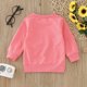 thumbnail image 2 of Gibobby Conjuntos de día de San Valentín para niñas y niños, estampado de letras, cuello redondo, sudaderas de manga larga, camiseta, pulóver, Tops(Rosa, 18-24 Meses), 2 of 5