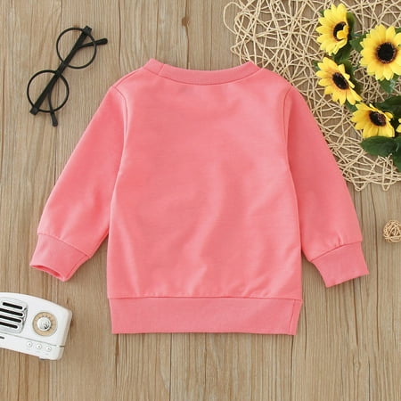 

Cathalem Kids Comfy Hoodie Toddler Kids Baby Girls Boys Valentine s Day Outfits Letter Print Round Neck Little Boys Hoodie Childrenscostume Pink 6-12 Months
