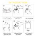 thumbnail image 4 of Hot Water Bottle with Soft Fluffy Cover 2000ml Large Hot Water Bag Portable Leak-proof Hot Water Pouch Pain Relief Winter Warmer for Neck Shoulder Back Abdomen, 4 of 9