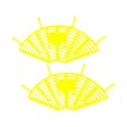 thumbnail image 1 of Protector de asiento shamjiam para bicicleta amarillo, 1 of 7