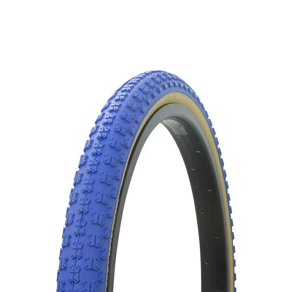 FENIX CYCLES Bicycle Tire Wanda 20" x 1.75" Comp3 Thread Gum Sidewall. Bike tire, (Blue)