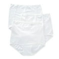 thumbnail image 1 of Women's Bali A332 Cool Cotton Skimp Skamp Brief Panty - 3 Pack (3 White 8), 1 of 3