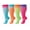 4 Pairs Multicolor A2, variant on 3 Pack Plus Size Compression Socks for Women & Men, Extra Wide Compression Socks Calf Knee High Stockings