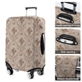 thumbnail image 5 of Pioneer Flower Floral Print Pattern Luggage Cover Fashion Suitcase Cover Baggage Covers Fit 25-28 Inch Luggage (Go Travel), 5 of 5