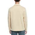 thumbnail image 2 of WEATHERPROOF VINTAGE mens  Pebble Fleece Overshirt, XL, Tan, 2 of 3