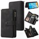 thumbnail image 1 of PU Leather Phone Case with Magnetic Closure and Zipper Pocket for Fifteen Card Slots, 1 of 5
