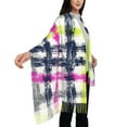 thumbnail image 4 of ZNDUO Cartoon Graffiti Stripe Pattern Pashmina Shawls，Wraps Winter Warm Soft Scarf for Women, 4 of 8