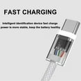 thumbnail image 4 of Usb C to Type C Fast Charging PD 60W Mobile Phone Date Cable For Iphone15 Android Samsung Huawei Type C Braided Charger Cable Pink 3m, 4 of 6