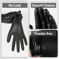 thumbnail image 4 of POINTERTECK 100PCS Professional Nitrile Gloves Multi-Purpose Vinyl Gloves Safety Work Gloves Latex Powder Free Gardening Nitrile Gloves for Home Kitchen Outdoor Use 9 Inch, 4 of 8