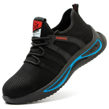 

Work Safety Shoes Puncture Proof Anti-skid Steel Toe Work Shoes For Men Women Breathable Industrial Construction Sneakers