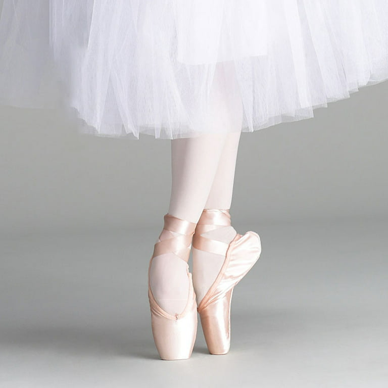 Ballet Pointe Shoes Ballerina Shoes with Toe Pads,flesh pink,39,F77928 - Walmart.com