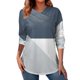 thumbnail image 1 of Gibobby Blusas De Moda Camiseta y camiseta de manga larga para mujer Winter Ladies Sense（Gris， XL), 1 of 4
