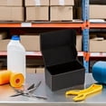 thumbnail image 4 of Small Shipping Boxes 8x4x4 Inch (25 Pack) - Sturdy Black Corrugated Cardboard Boxes for Small Business, Ecommerce, Mailing & Packaging | Recyclable Gift & Storage Boxes, 4 of 6