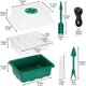 thumbnail image 2 of Bandejas de semillas para plantas de inicio Wdftyju con luz de cultivo Verde 10 Uds, 2 of 6