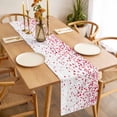 thumbnail image 3 of Pink Valentine's Day Table Runner - 90 Inch Long, Kitchen Dining Table Runner Dresser Scarves, Lover Heart Modern Art Romantic Farmhouse Decor for Coffee Tables Wedding Party Banquet, 3 of 8
