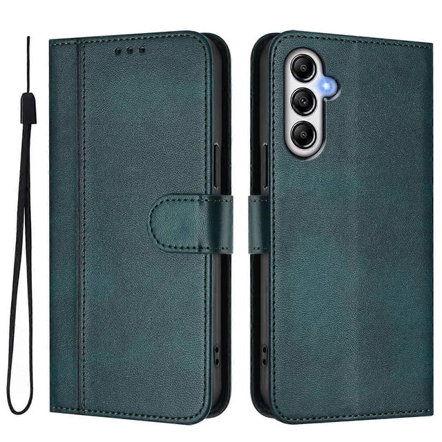 For Samsung Galaxy A14 4G Galaxy A14 5G Cases Wallet Stand Retro Texture Leather Phone Cover with La