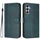 thumbnail image 1 of For Samsung Galaxy A35 5G Cases Wallet Stand Retro Texture Leather Phone Cover with Lanyard - Grey, 1 of 5