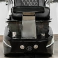 thumbnail image 2 of Geom II FX Shiatsulogic Pedicure Chair Black/Black Stylish Pedicure Tub w/ Discharge Pump, w/ 2nd Remote Controller & Pipe-Less Magnetic Jet Pedicure Spa, Black  Cover Set, 2 of 8