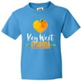 thumbnail image 3 of Inktastic Key West Florida Orange in Heart Youth T-Shirt, 3 of 5
