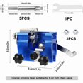 thumbnail image 3 of Chainsaw Sharpener Sharpening Tool Manual Chain Sharpener Chainsaw Grinding Tool Chains Manual Sanding Tool Sharpening Tools Kit Multifunction Handheld Chain Sharpener, 3 of 5
