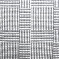 thumbnail image 3 of Ox Bay 20" x 20" Hand-Woven Gray/ White Tartan/Plaid Cotton Blend Pillow Cover, 3 of 8
