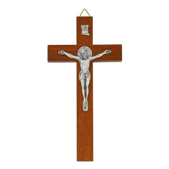 Mcvan 35-33 6.25 in. St. Benedict Brown Crucifix Bagged