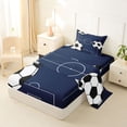 thumbnail image 2 of Erosebridal Football Games Twin Sheet Sets For Kids,Boys Sports Theme Bedding 3pcs, 2 of 6