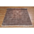 thumbnail image 4 of Casavani Indian Handmade Natural Cotton Rug,Brown 8x11 feet, 4 of 6
