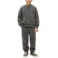thumbnail image 2 of BXJX Boys Outfit Sets Size 8, 2 Piece Sports Long Sleeve Spring Fall Sweatshirt and Jogger Pants Sets, 2 of 7