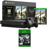 Microsoft Xbox One X Bundle 1 TB Console with Tom Clancy's The Division 2 (CYV-00255) + Microsoft Gears of War 4 for Xbox One
