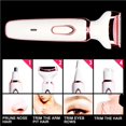 thumbnail image 4 of Depiladora Eléctrica 4 En 1, Afeitadora Recargable Por Usb Para Mujer, Depiladora Facial Respetuosa Con La Piel, Recortadora De Pelo Portátil Para Mujer, Funciones Múltiples Para Viajes En Casa Yuarrent CE002195-00, 4 of 7
