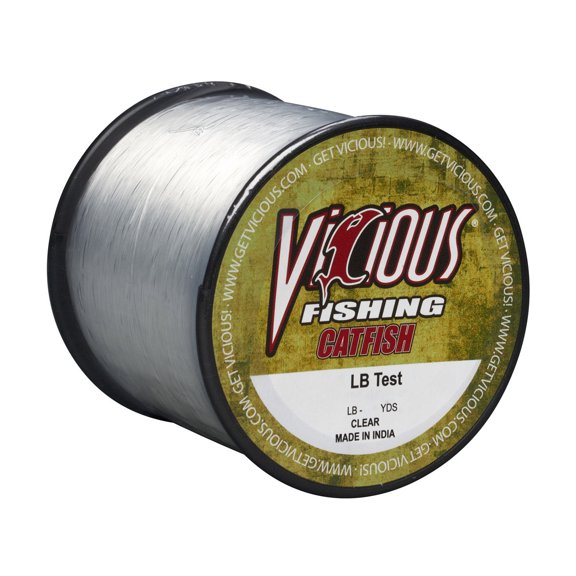 Vicious Catfish Clear Mono - 14 Lb Test