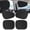 4Pcs Front and Rear, variant on Static Cling Shades for Car Windows, Car Window Sun Shades, Static Cling Side Window Sun Shade for SUV Sedan, UV Protection & Glare Reduction Car Sunshades, Foldable Portable Car Window