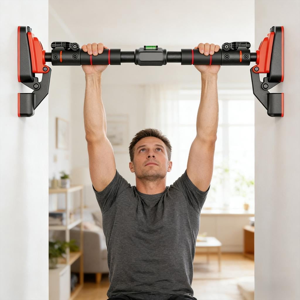 Yihuala Space Saving Pull Up Rod Indoor Portables Training Pull-Up Rod For Apartments Offices and Homes Gym Setups