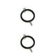 thumbnail image 1 of Methold Cadena para teléfono móvil para hombres y mujeres, resistente al agua, Color sólido, Universal, Flexible, anillo antipérdida, Negro 2Conjunto, 1 of 6