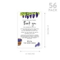 thumbnail image 5 of Koyal Wholesale Grapes Vineyard Winery Wedding Thank You Place Setting Cards for Table Reception, Bridal Shower, 56-Pack, 5 of 5