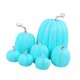 thumbnail image 1 of 7 Piezas De Calabazas Falsas, Modelo De Bricolaje, Calabazas Falsas De Espuma Para La Mesa De Halloween, Otoño, Azul, 1 of 5