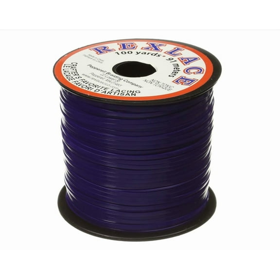 Pepperell Rexlace Plastic Craft Lace, 3/32-Inch Wide, Purple, .23 lbs